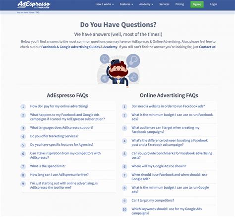 FAQ Home Page 